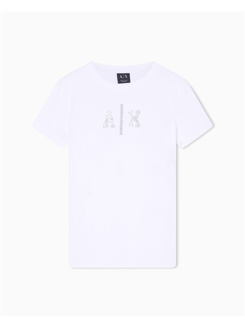 T-shirt Regular Fit in Jersey di Cotone Essenziale ARMANI EXCHANGE | XW002348AF10356/U0002